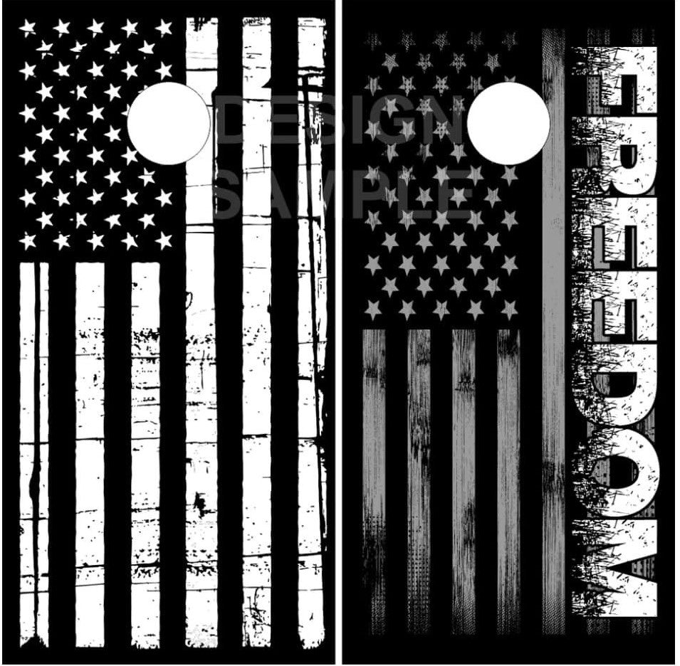 Freedom American Flag subdued