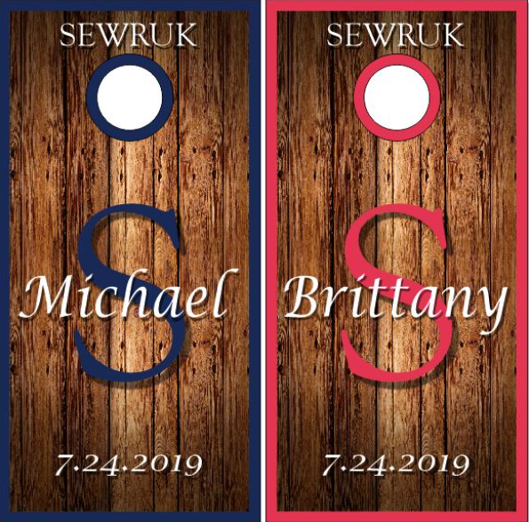 Wedding wood new dual names